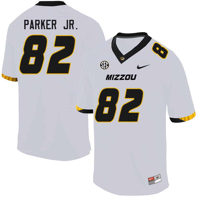 Men #82 Daniel Parker Jr. Missouri Tigers College Football Jerseys Sale-White - Click Image to Close